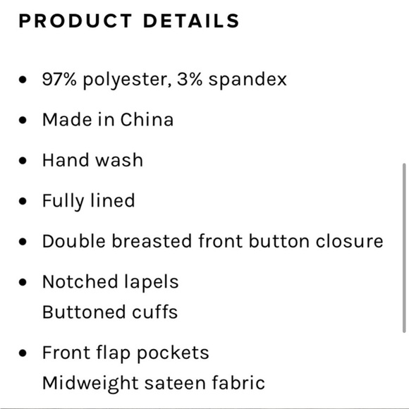 Michael Costello x Revolve Telma Satin Double Breasted Blazer Mini Dress Small - Picture 2 of 8